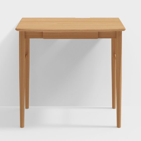 Modern Wooden Desk 3D model