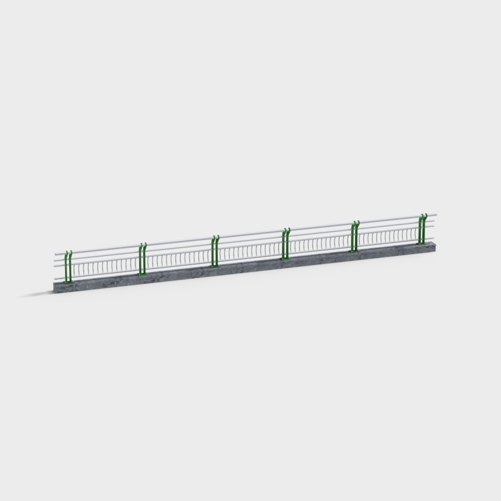 Urban Guardrail 3D model for Contemporary Spaces