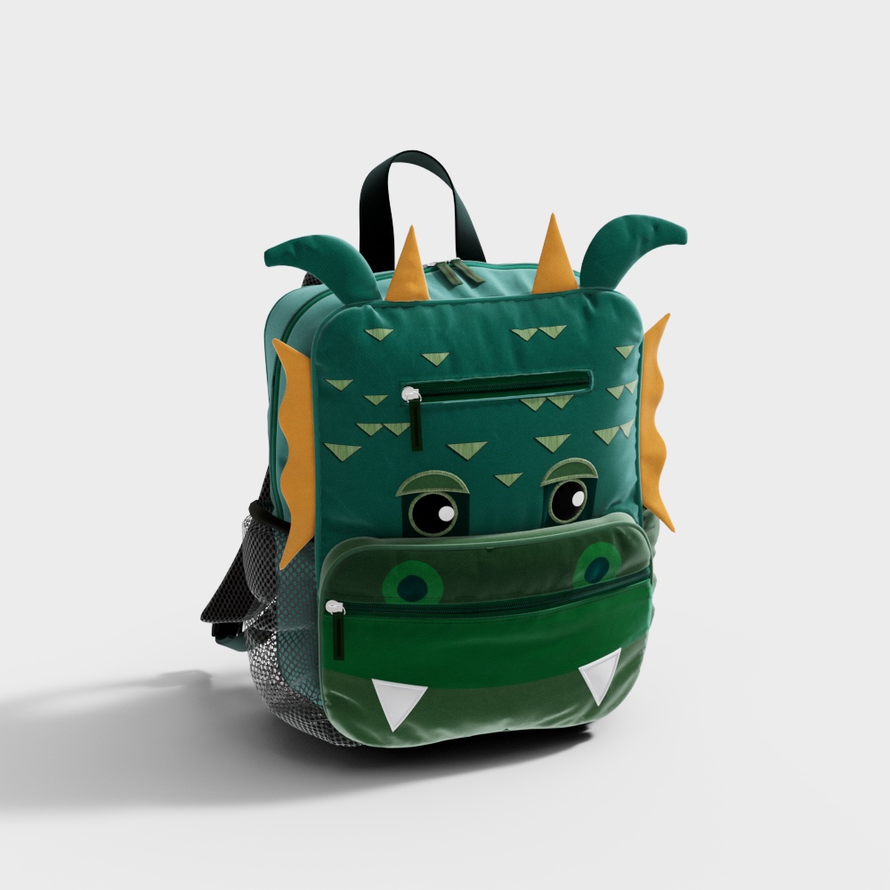 Charming Dragon Backpack 3D model for Creative Projects