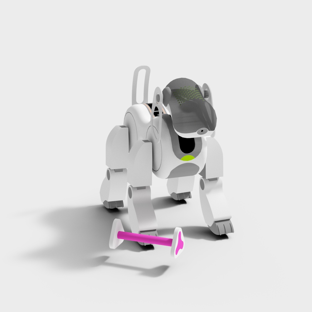 Futuristic Robot Dog 3D Model