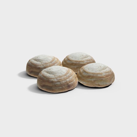 Realistic Bread 3D Model for Creative Projects