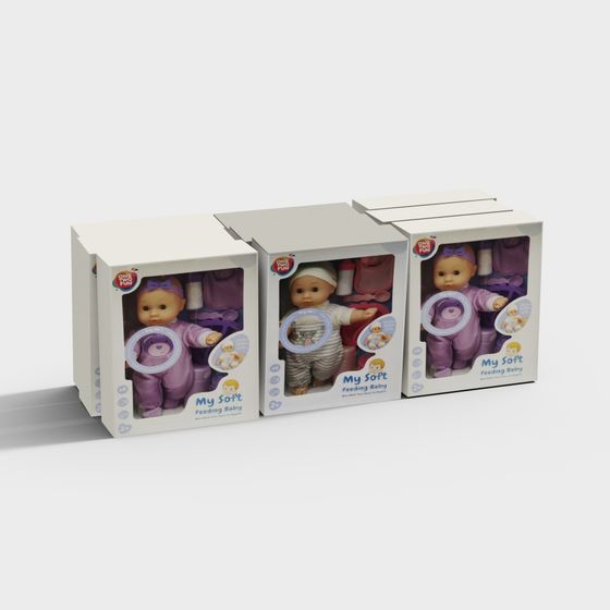 My Soft Feeding Baby 3D Model