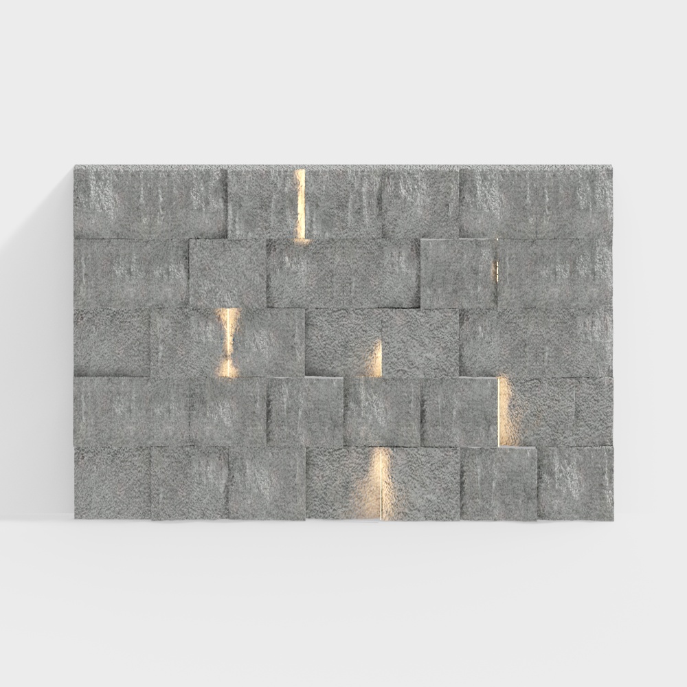 Ván tường nền gạch đá