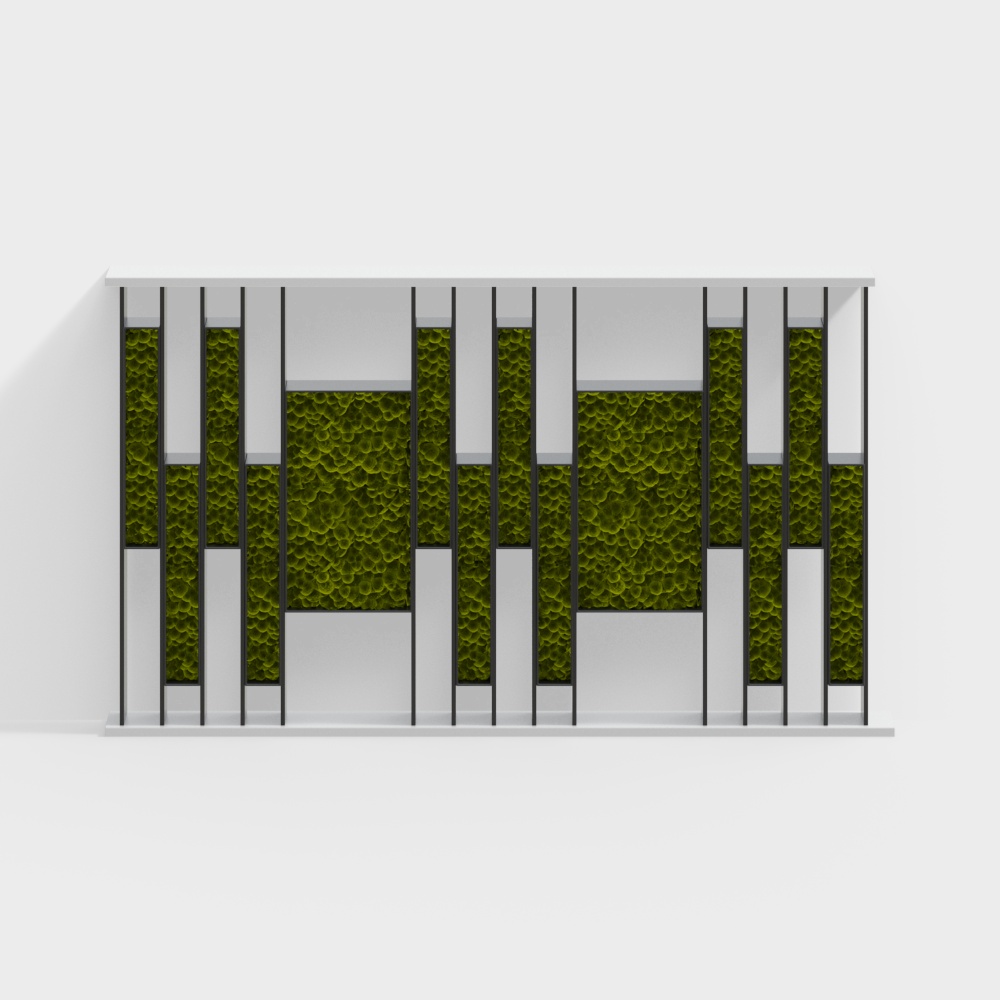 Mur de fond de plante verte