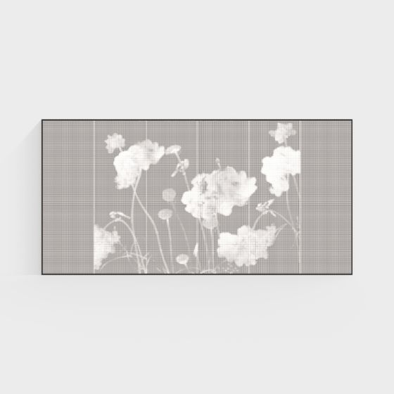 Dream Poppy 3D Model - Low Poly Elegance