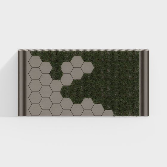 ผนังพื้นหลังพืชสีเขียว