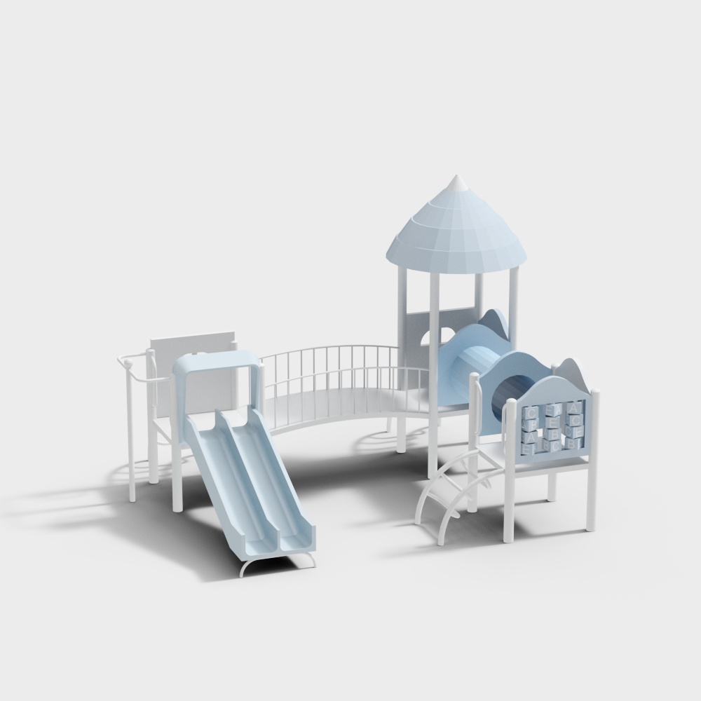 Amusement equipment slide