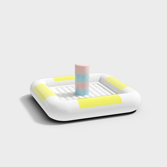 Colorful Inflatable Pool 3D Model for Playful Spaces