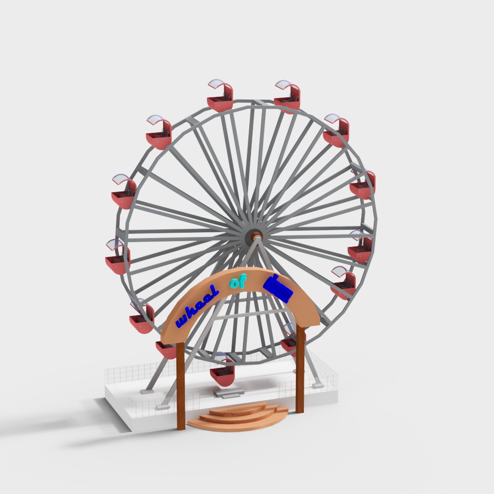 Ferris Wheel of Fun 3D model