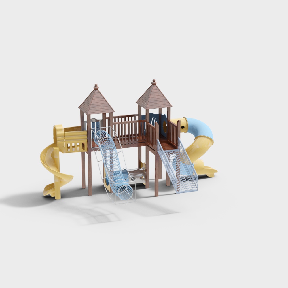 Amusement equipment slide