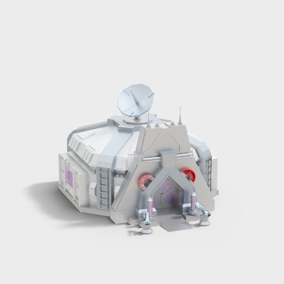 Futuristic Laboratory 3D model