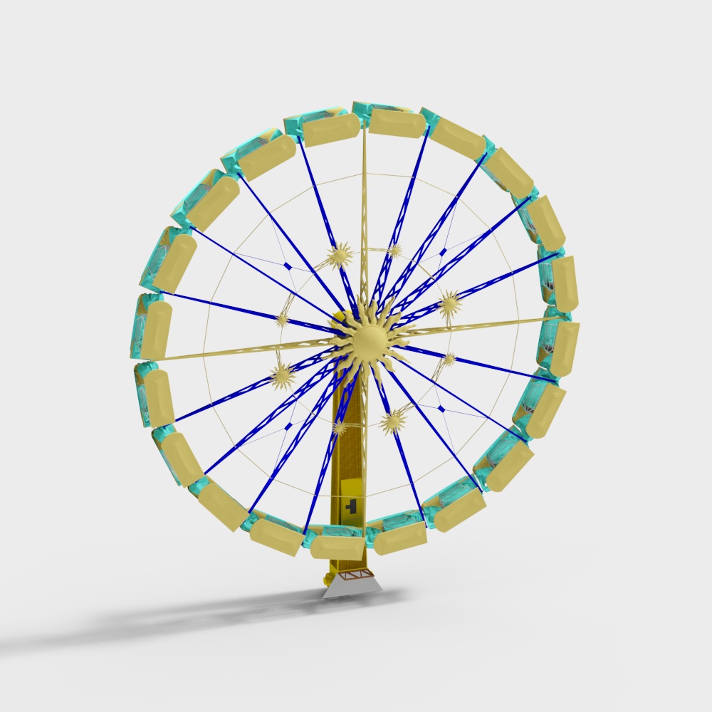 Ferris Wheel 3D model for Digital Projects