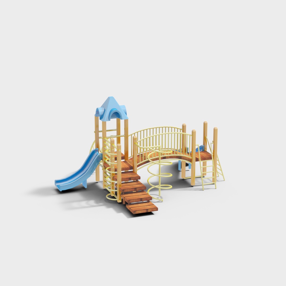 Amusement equipment slide
