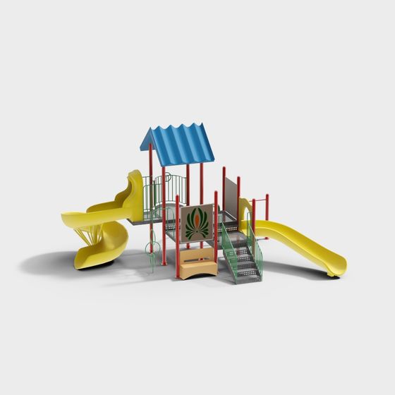 Vibrant Children's Playground 3D model