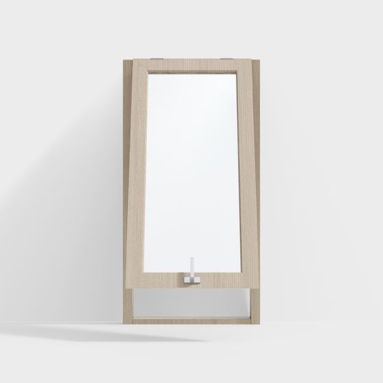 Brown Folding Windows 3D Model for Decorative Spaces