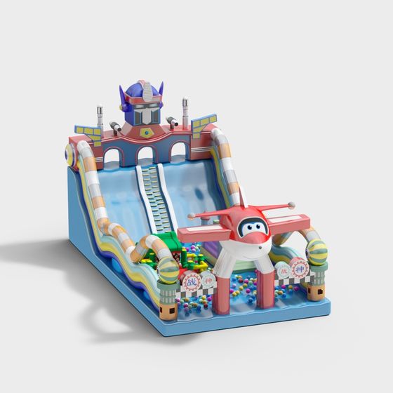 Whimsical Playground 3D model for Creative Projects