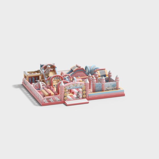 Fairy Tale Castle Playground 3D model
