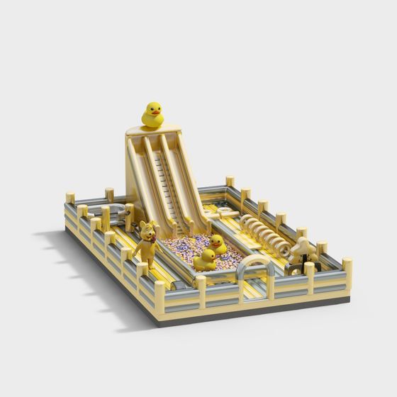 Bouncy Slide Park 3D model