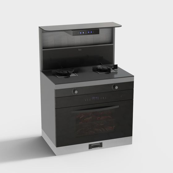 Stylish Low-Polygon Kitchen Appliance 3D Model