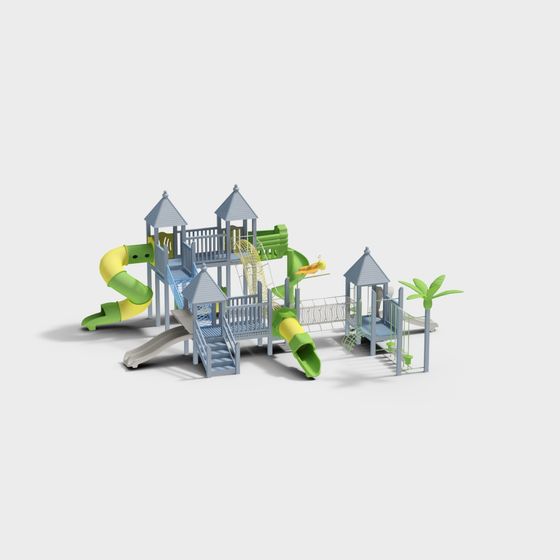 Playful Playground 3D Model for Creative Projects
