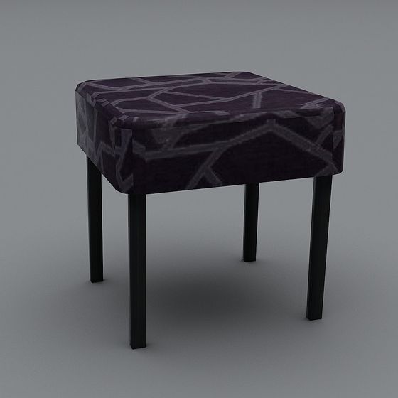 Geometric Marble Side Table 3D model