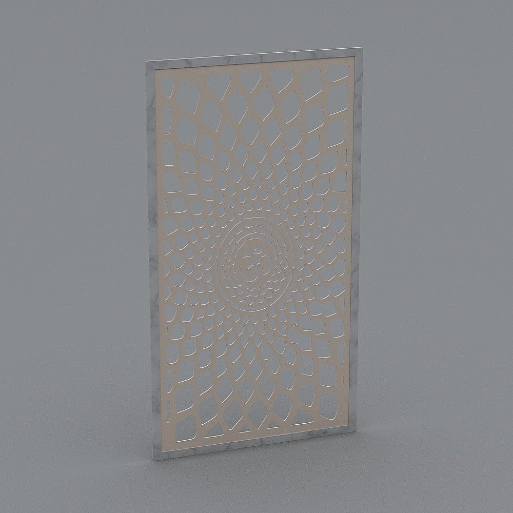 Spiral Harmony Low-Poly 3D Model