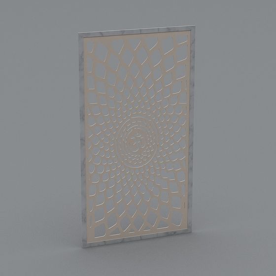 Spiral Harmony Low-Poly 3D Model