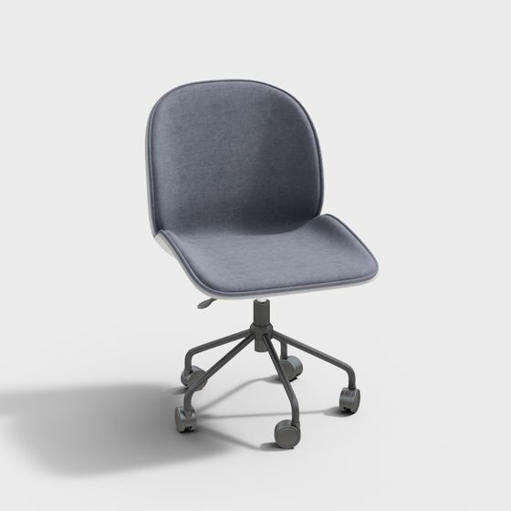 Stylish Office Chair 3D model for Creative Spaces