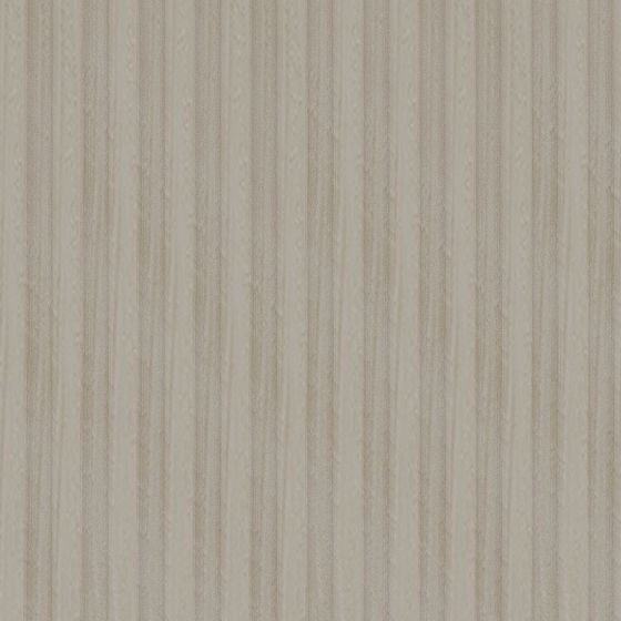 Beige striped wall panel texture with vertical lines and smooth surface on white background