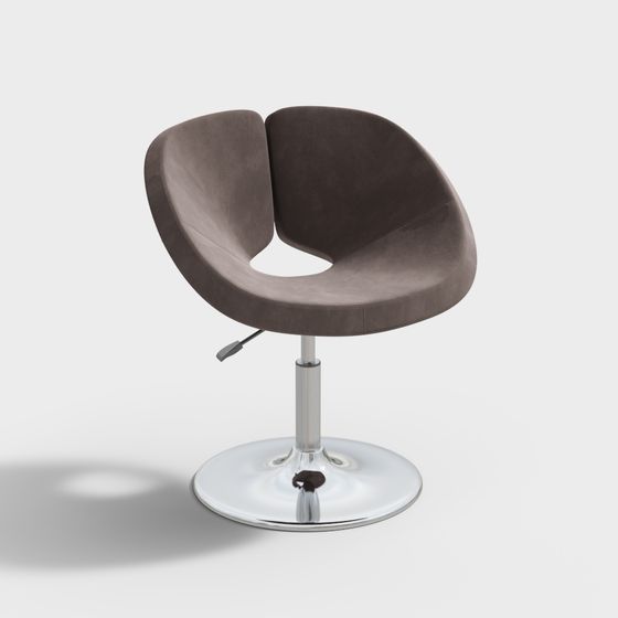 Stylish Polyhedral Chair 3D model for Modern Spaces