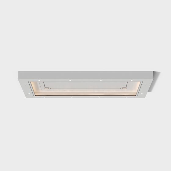 Modern Minimalist Recessed Ceiling Light 3D model
