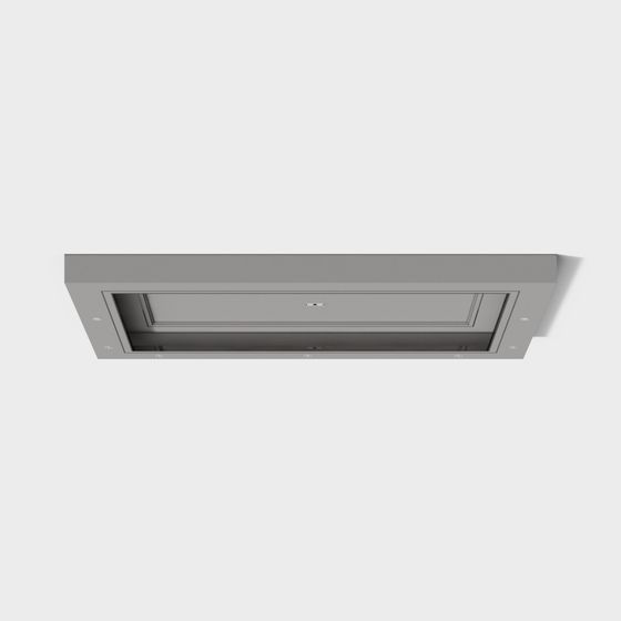 Sleek Built-in Range Hood 3D model