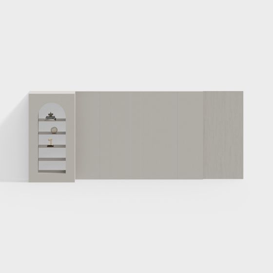 Minimalist Bookshelf 3D model for Any Space