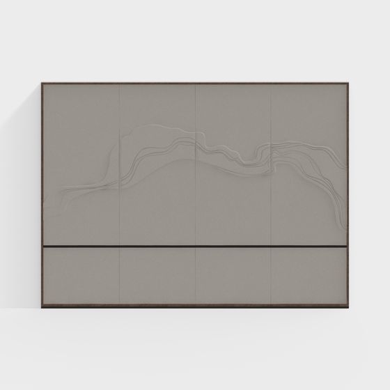 Abstract Mountains 3D model