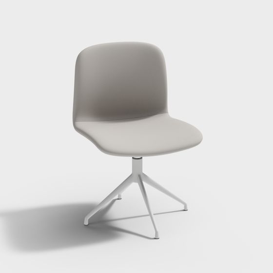 Beige Tangjing TJ Office Chair 3D Model