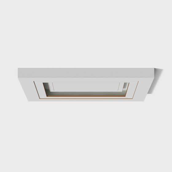 Minimalist Wall Shelf 3D model