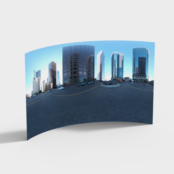 Modern Urban Landscape 3D Model