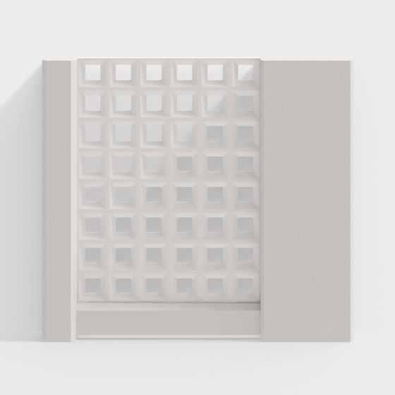 Stylish Geometric 3D Model for Contemporary Spaces
