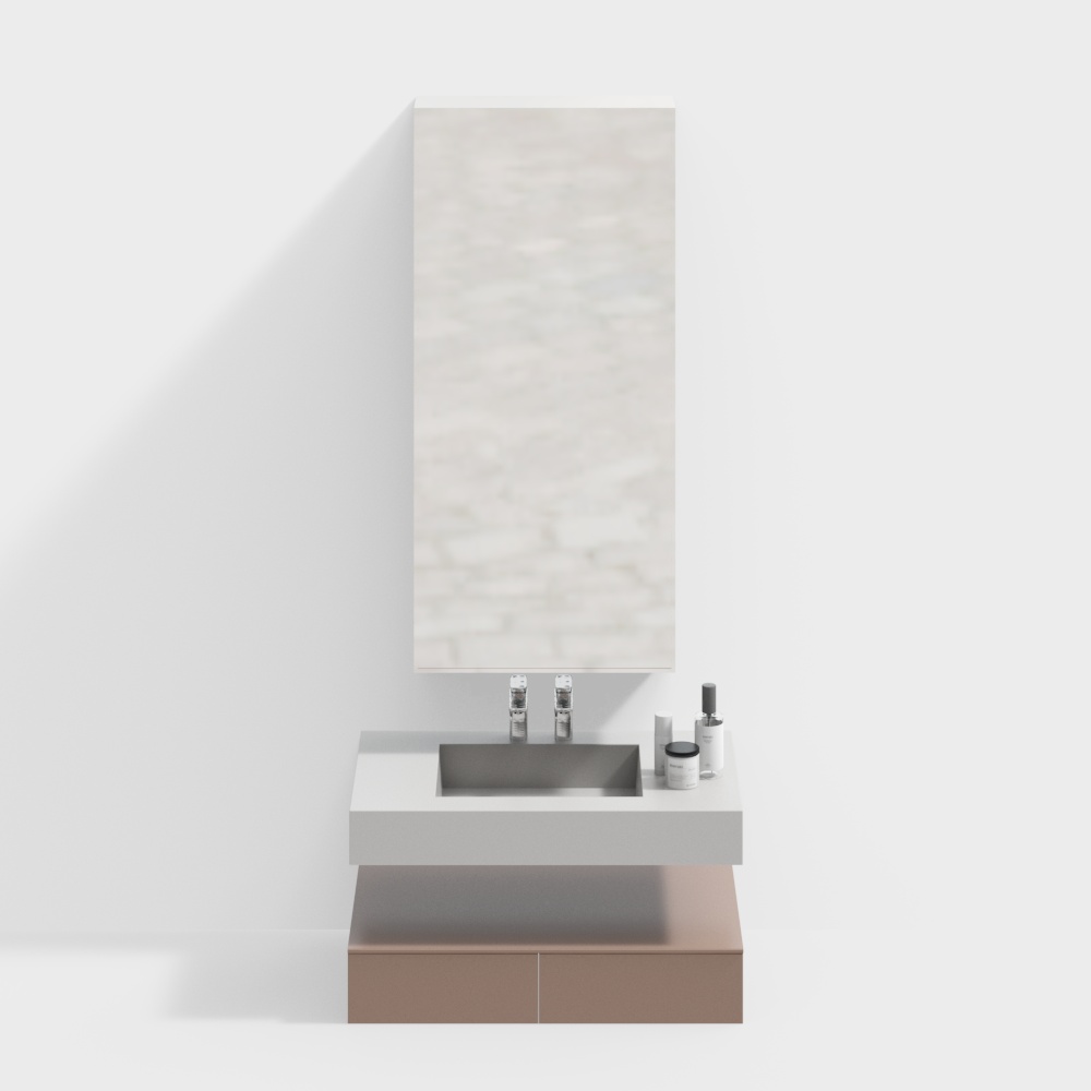 Gabinete de baño moderno