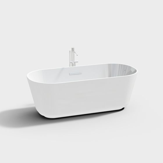 Minimalist Bathtub 3D model