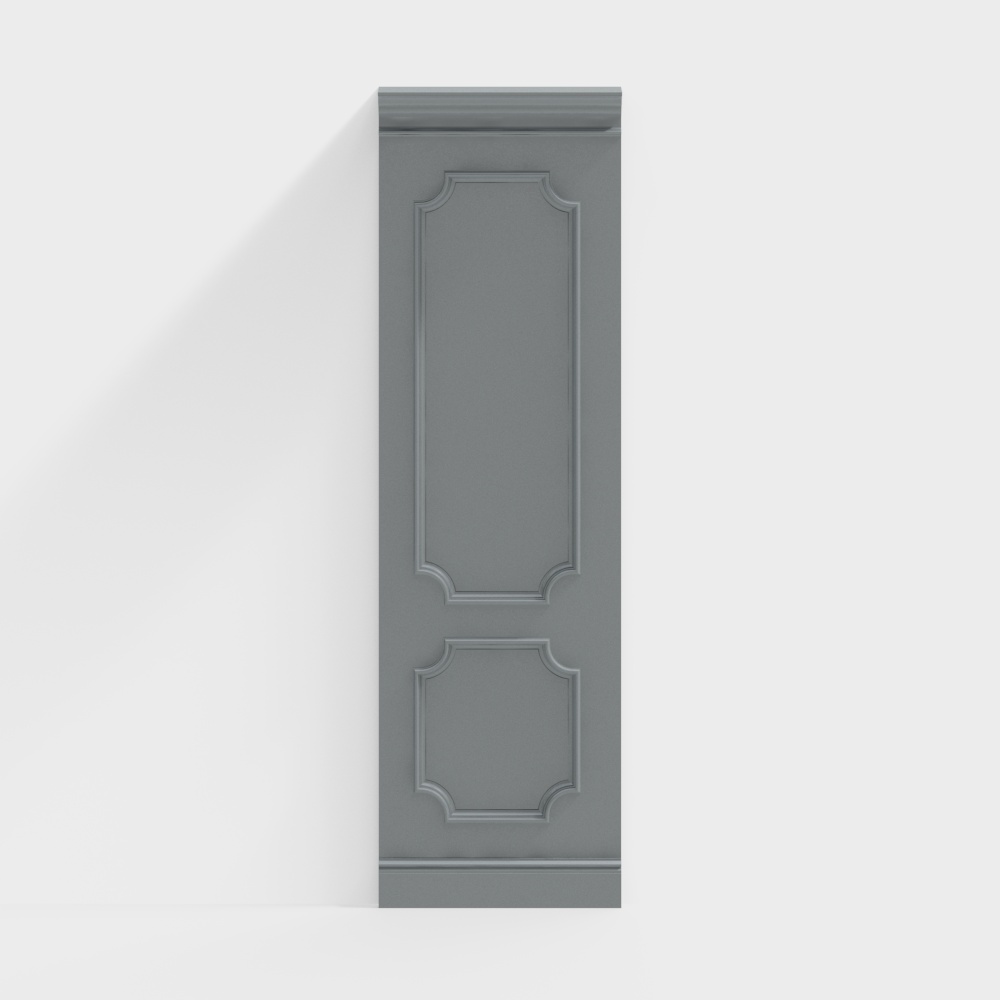 Simple European wainscoting