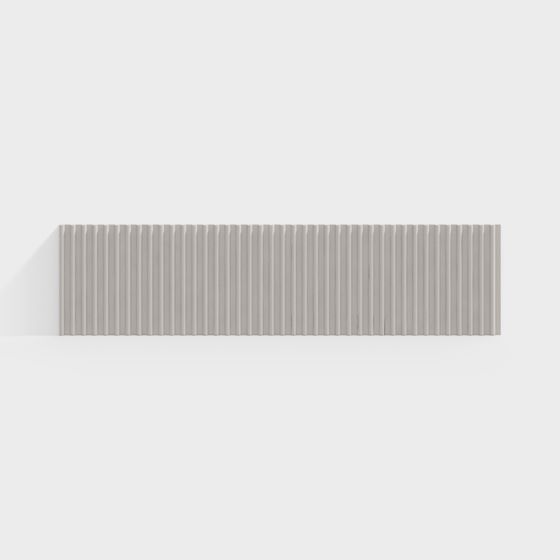 Corrugated Wall Panel 3D model for Modern Spaces