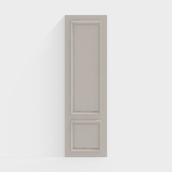 Elegant Minimalist 3D Door Panel Model