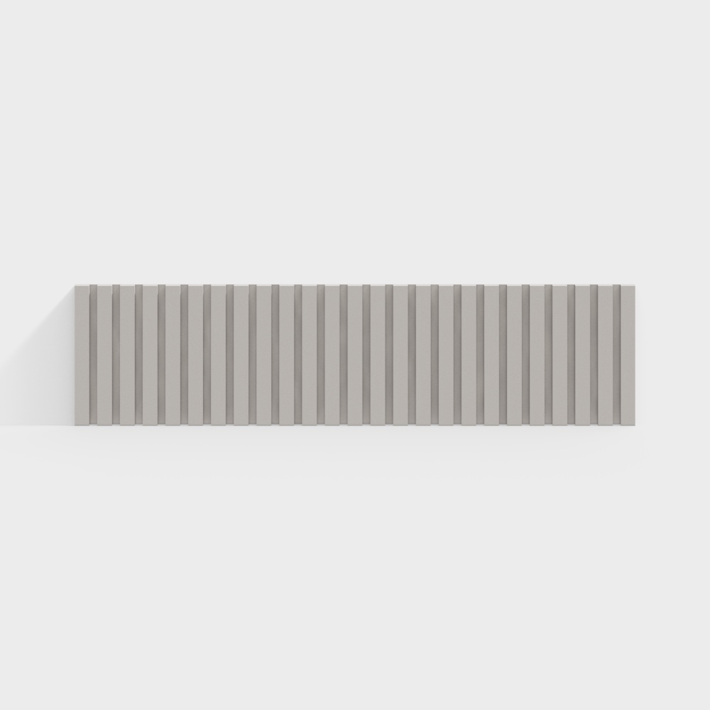 Modern flat groove wainscoting