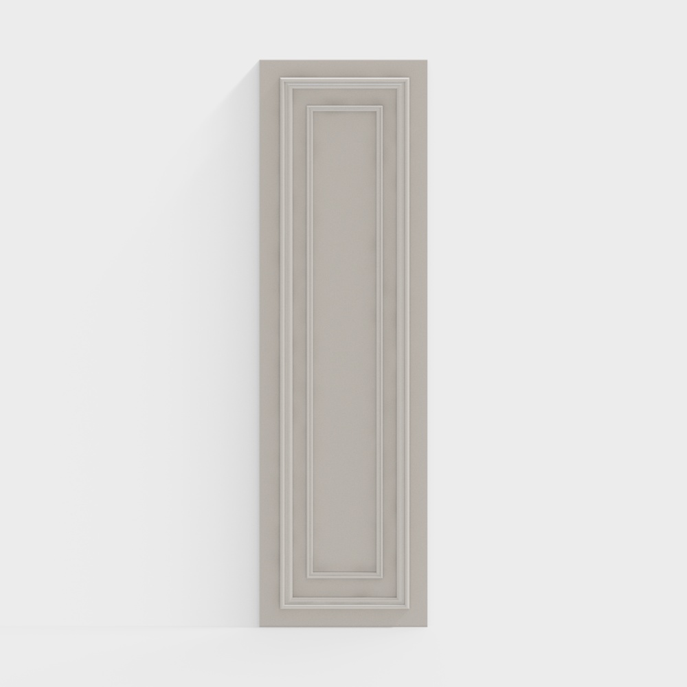 Simple European wainscoting