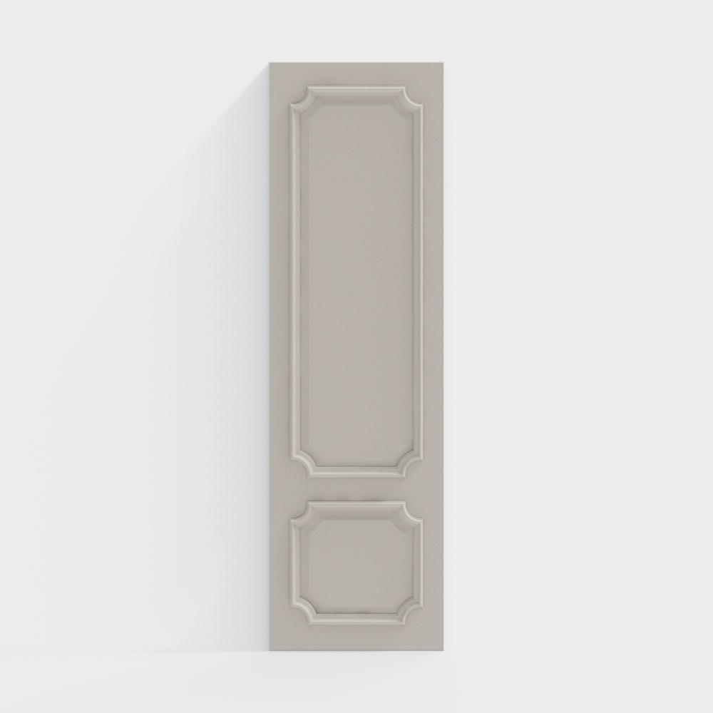 Simple European wainscoting