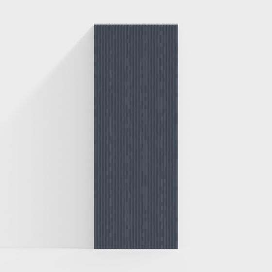 Striped Wall Panel 3D model