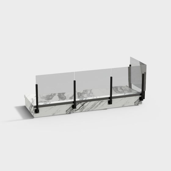 Urban Balcony 3D model for Contemporary Designs