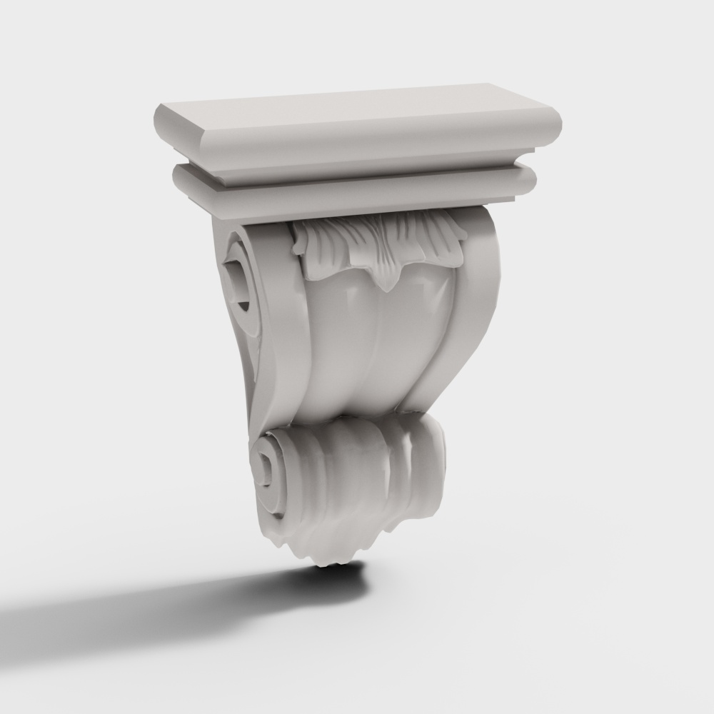 Elegant Roman Column 3D model for Architectural Design