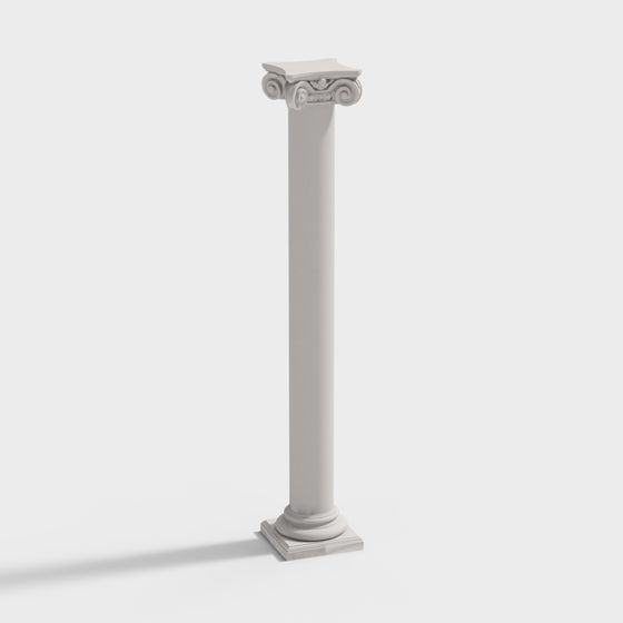 Low-Poly Roman Column 3D model